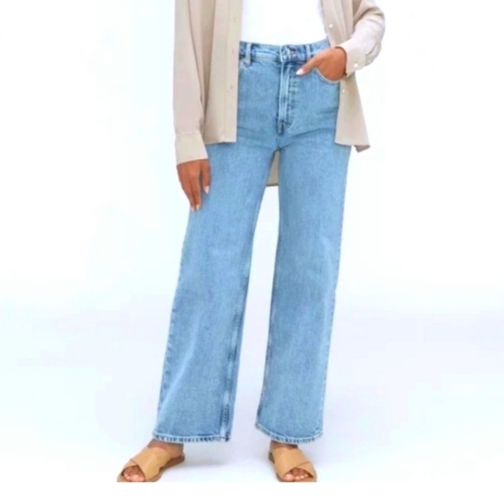 Everlane Way High Wide Leg Flare Ankle